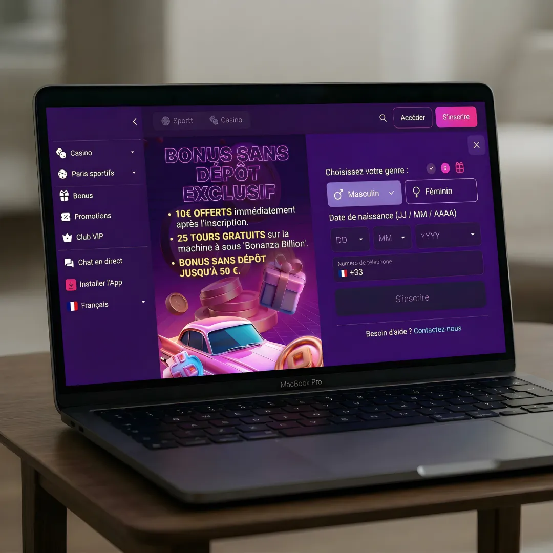 Bonus casino sans dépôt - définition