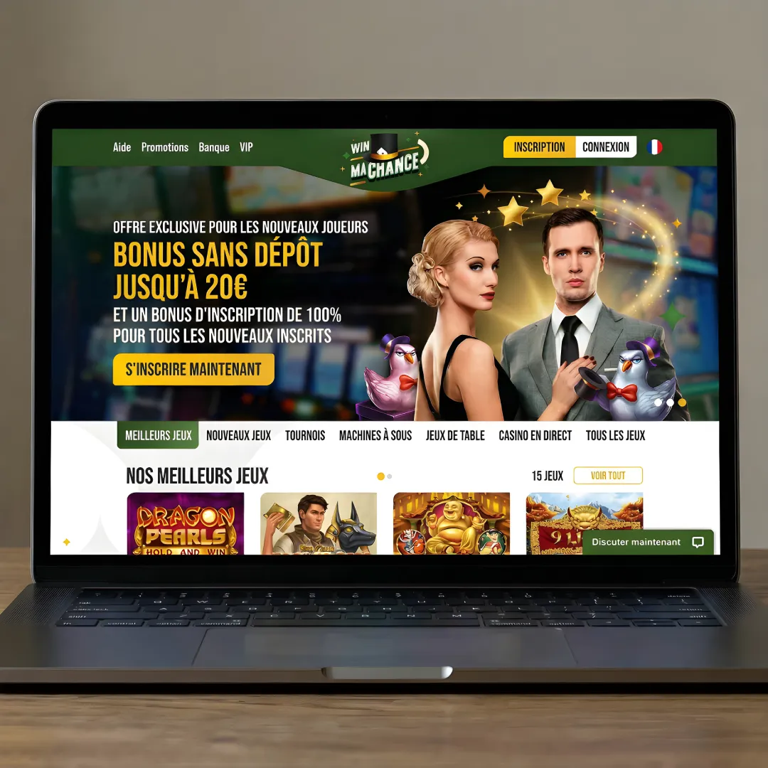 ecran laptop casino en ligne offre bonus sans depot pour nouveaux joueurs